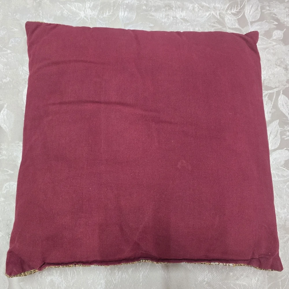 Vintage Nutcracker Holiday Throw Pillow Christmas Tapestry Decorative 16X16” Fun